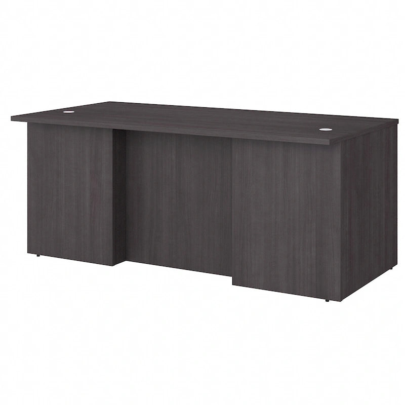 Bureau de direction de 183 cm – Chêne clair / Noyer cendré / Gris orage / Noyer noir, pour 1 personne