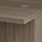 Bureau de direction de 183 cm – Chêne clair / Noyer cendré / Gris orage / Noyer noir, pour 1 personne