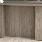 Bureau de direction de 183 cm – Chêne clair / Noyer cendré / Gris orage / Noyer noir, pour 1 personne