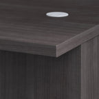 Bureau de direction de 183 cm – Chêne clair / Noyer cendré / Gris orage / Noyer noir, pour 1 personne
