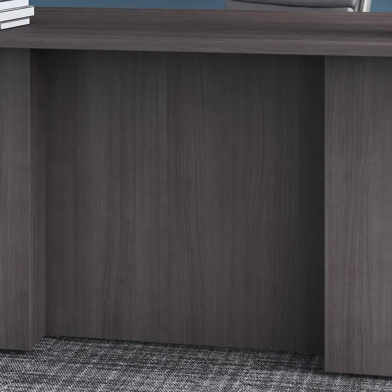 Bureau de direction de 183 cm – Chêne clair / Noyer cendré / Gris orage / Noyer noir, pour 1 personne