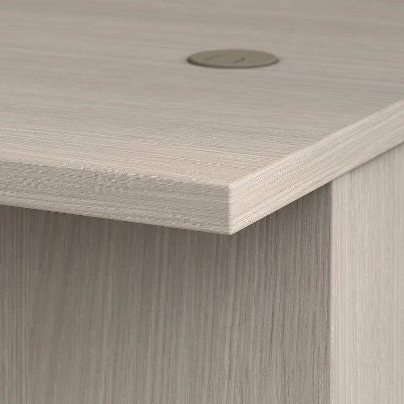 Bureau de direction de 183 cm – Chêne clair / Noyer cendré / Gris orage / Noyer noir, pour 1 personne