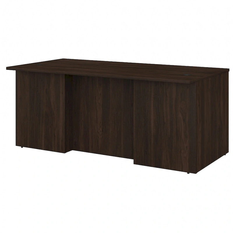 Bureau de direction de 183 cm – Chêne clair / Noyer cendré / Gris orage / Noyer noir, pour 1 personne