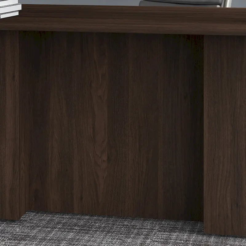 Bureau de direction de 183 cm – Chêne clair / Noyer cendré / Gris orage / Noyer noir, pour 1 personne