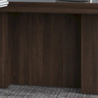 Bureau de direction de 183 cm – Chêne clair / Noyer cendré / Gris orage / Noyer noir, pour 1 personne