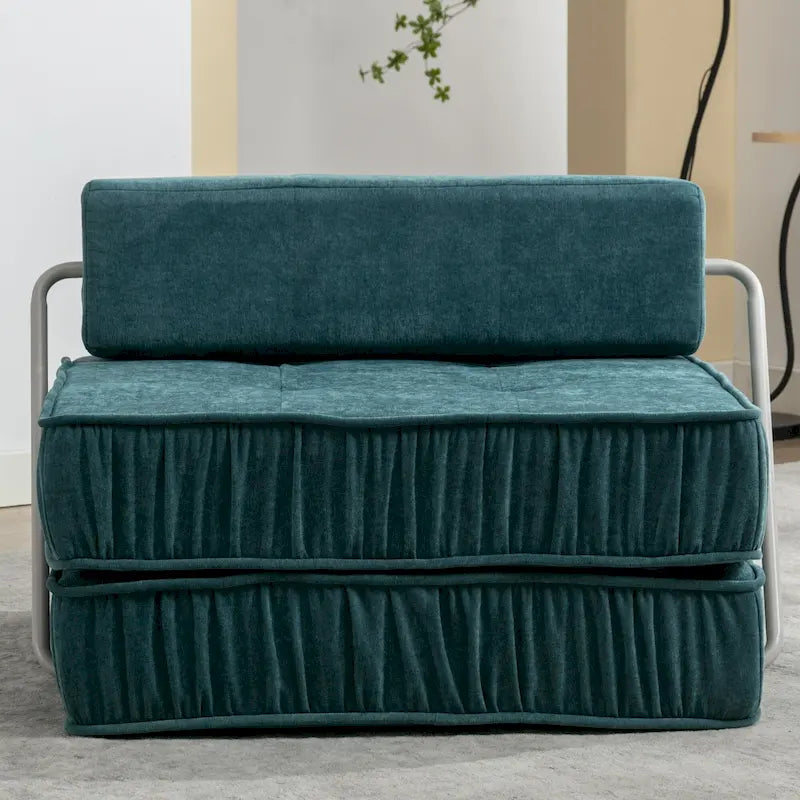 Fauteuil de canapé modulaire convertible en chenille, lit 1 place