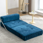 Fauteuil de canapé modulaire convertible en chenille, lit 1 place