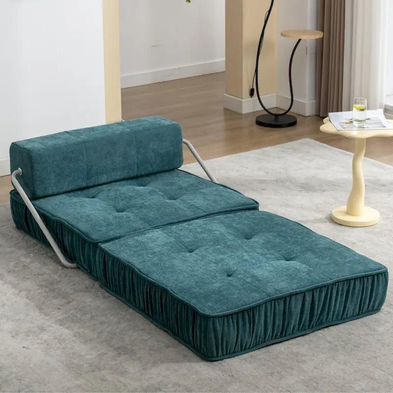 Fauteuil de canapé modulaire convertible en chenille, lit 1 place