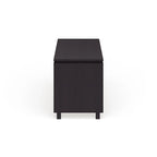 Bureau de télétravail 2 tiroirs Espresso 150 cm, 1 personne