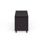 Bureau de télétravail 2 tiroirs Espresso 150 cm, 1 personne