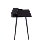Bureau de travail mi-siècle, Noyer / Noir et Naturel / Bois naturel et noir, 1 personne