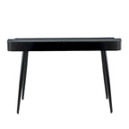 Bureau de travail mi-siècle, Noyer / Noir et Naturel / Bois naturel et noir, 1 personne