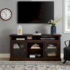 Meuble TV marron texturé pour téléviseurs jusqu'à 65", simple