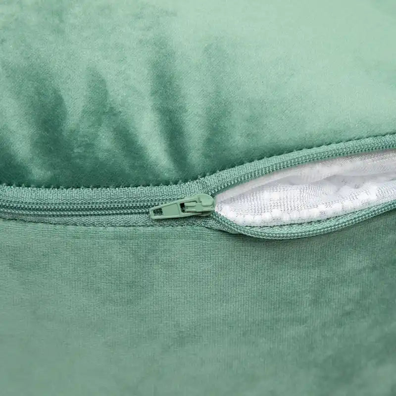 Pouf rond en velours – Rose / Turquoise / Blanc cassé / Vert forêt / Menthe / Moutarde / Brique / Bleu – 1 place