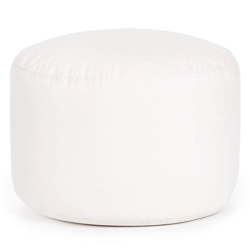 Pouf rond en velours – Rose / Turquoise / Blanc cassé / Vert forêt / Menthe / Moutarde / Brique / Bleu – 1 place