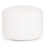 Pouf rond en velours – Rose / Turquoise / Blanc cassé / Vert forêt / Menthe / Moutarde / Brique / Bleu – 1 place