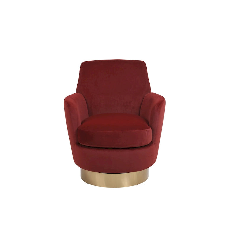 Fauteuil pivotant, Siège simple – Orange / Bleu Marine / Rouge