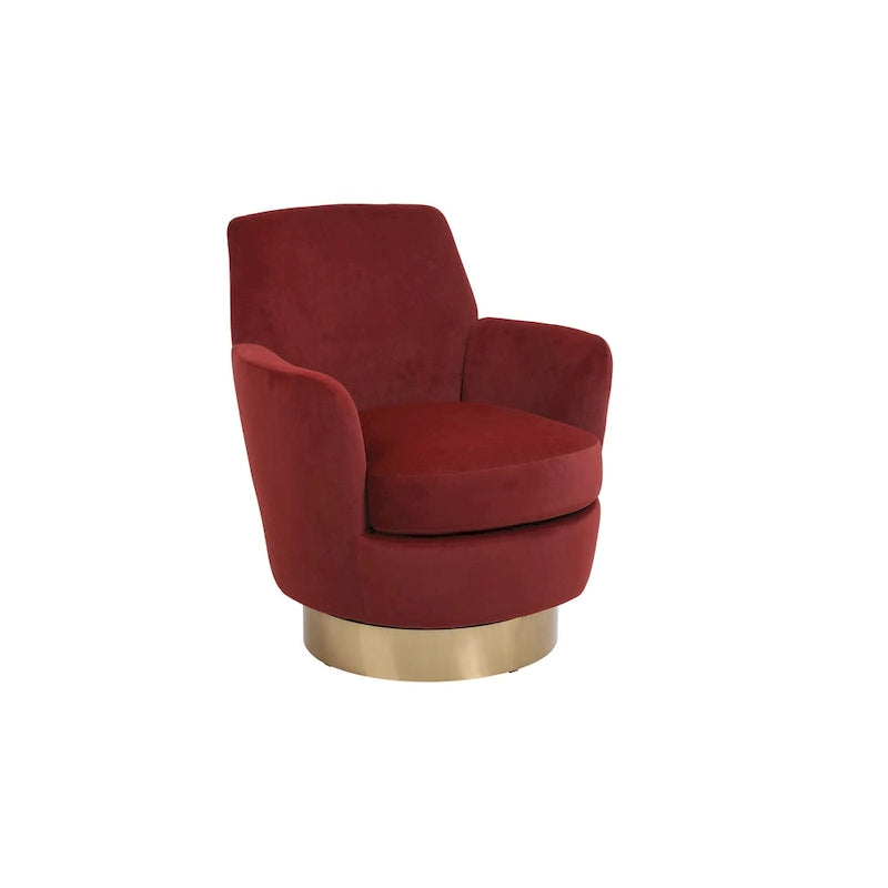 Fauteuil pivotant, Siège simple – Orange / Bleu Marine / Rouge