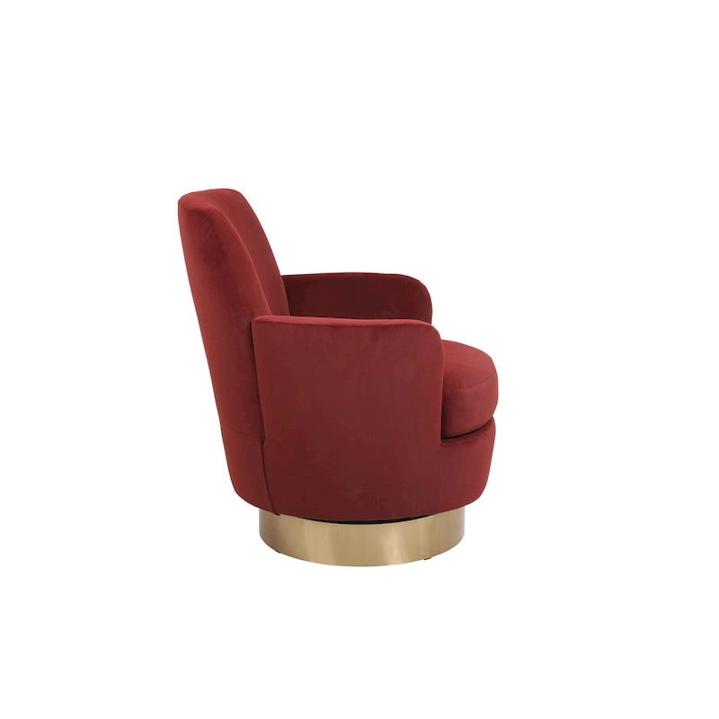 Fauteuil pivotant, Siège simple – Orange / Bleu Marine / Rouge