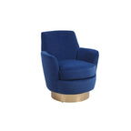 Fauteuil pivotant, Siège simple – Orange / Bleu Marine / Rouge