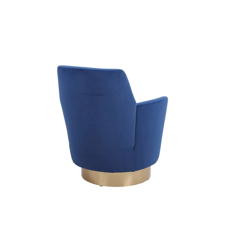 Fauteuil pivotant, Siège simple – Orange / Bleu Marine / Rouge