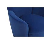 Fauteuil pivotant, Siège simple – Orange / Bleu Marine / Rouge