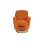 Fauteuil pivotant, Siège simple – Orange / Bleu Marine / Rouge