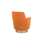 Fauteuil pivotant, Siège simple – Orange / Bleu Marine / Rouge