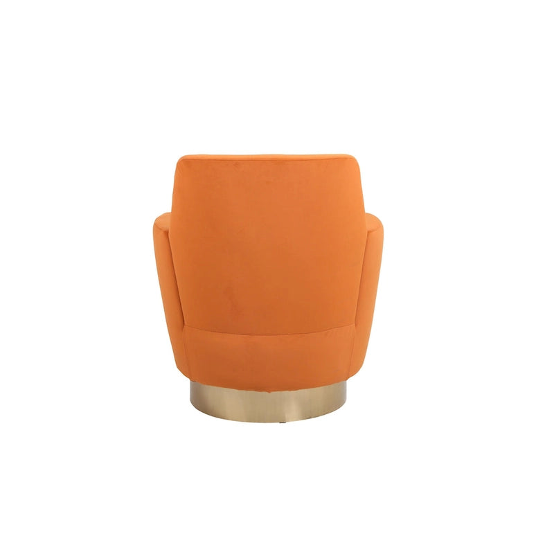 Fauteuil pivotant, Siège simple – Orange / Bleu Marine / Rouge