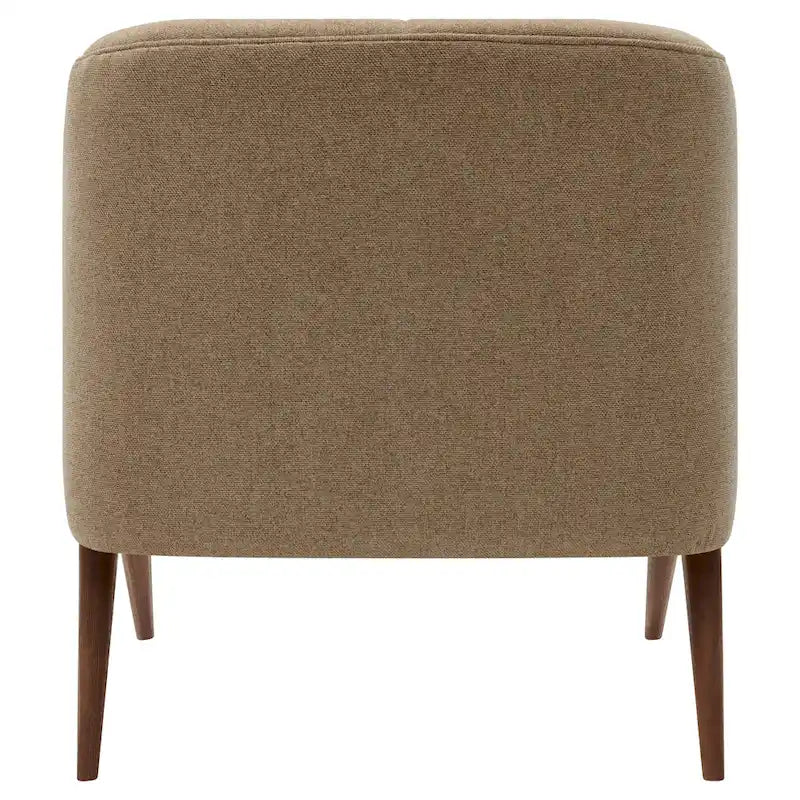 Fauteuil d'appoint du milieu du siècle, pieds Wishbone, siège simple – Vert / Crème