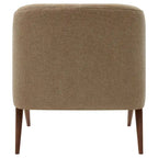 Fauteuil d'appoint du milieu du siècle, pieds Wishbone, siège simple – Vert / Crème