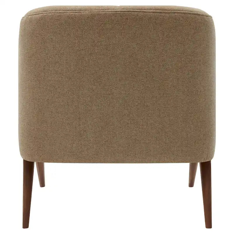 Fauteuil d'appoint du milieu du siècle, pieds Wishbone, siège simple – Vert / Crème