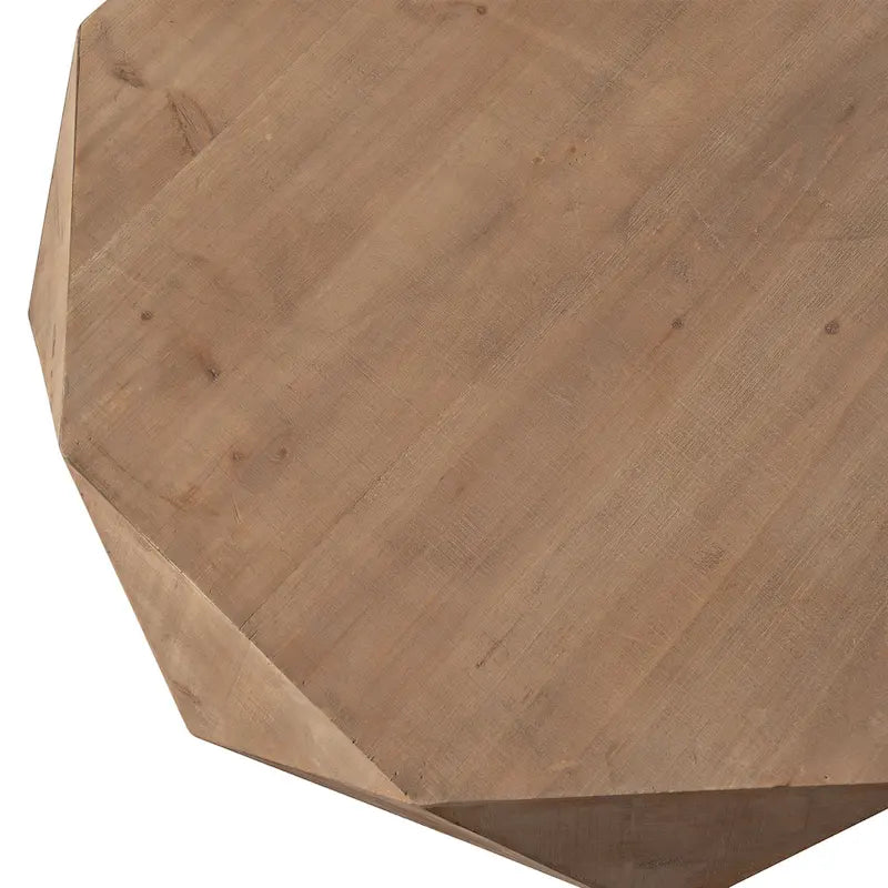 Table basse rétro à motifs en relief, blanc/chêne/noir, bois de sapin, aucun assemblage, 1 personne