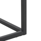 Table d'appoint noire et naturelle, 21"L x 21"P x 20"H