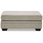 Pouf rembourré, Polyester, Taupe / Muscade, 1 place