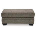 Pouf rembourré, Polyester, Taupe / Muscade, 1 place