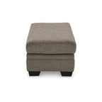 Pouf rembourré, Polyester, Taupe / Muscade, 1 place