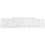 Console 4 tiroirs avec étagère inférieure | Noir vieilli / Bleu marine / Blanc vieilli