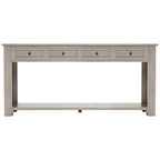 Table console avec 4 tiroirs et une étagère inférieure | Multicolore | Entrée Couloir