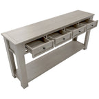 Table console avec 4 tiroirs et une étagère inférieure | Multicolore | Entrée Couloir