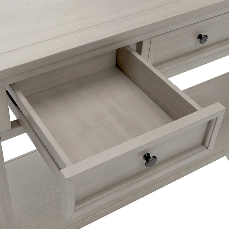 Table console avec 4 tiroirs et une étagère inférieure | Multicolore | Entrée Couloir