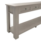 Table console avec 4 tiroirs et une étagère inférieure | Multicolore | Entrée Couloir