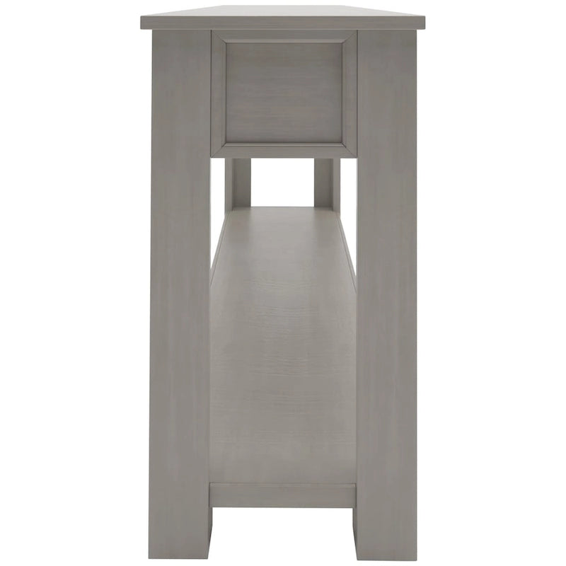 Table console avec 4 tiroirs et une étagère inférieure | Multicolore | Entrée Couloir