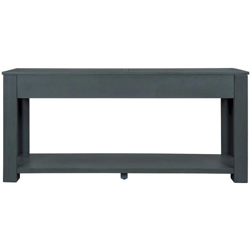Table console avec 4 tiroirs et une étagère inférieure | Multicolore | Entrée Couloir