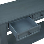 Table console avec 4 tiroirs et une étagère inférieure | Multicolore | Entrée Couloir