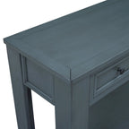 Table console avec 4 tiroirs et une étagère inférieure | Multicolore | Entrée Couloir
