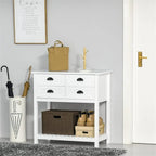 Meuble de rangement 4 tiroirs avec étagère supérieure, blanc/rouge/gris, 1 personne