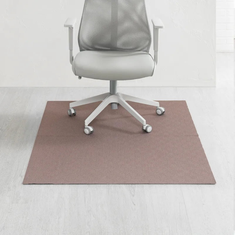 Tapis de chaise jacquard multicolore, pliable en deux, 102 x 137 cm, 1 personne