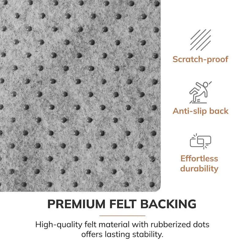 Tapis de chaise jacquard multicolore, pliable en deux, 102 x 137 cm, 1 personne