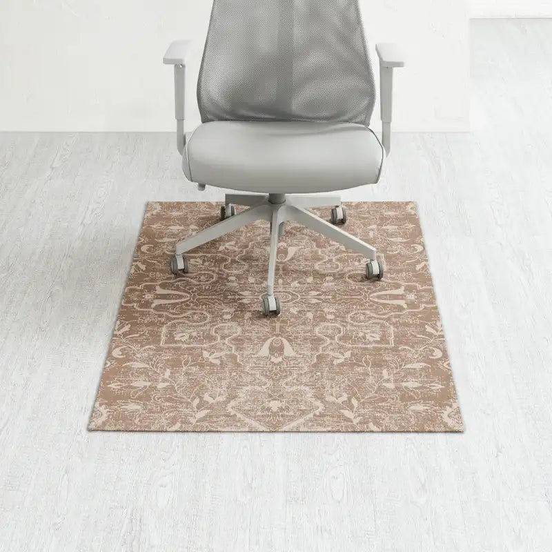 Tapis de chaise jacquard multicolore, pliable en deux, 102 x 137 cm, 1 personne